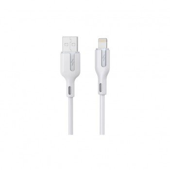 Дата кабель USB 2.0 AM to Lightning 1.0m 2.4A white Choetech (XAL-0003-WH-V2)
