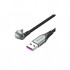 Дата кабель USB 2.0 AM to USB-C 1.5m 66W 180° U-Shaped aluminum alloy Vention (COHHG)