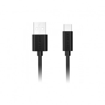 Дата кабель USB 2.0 AM to USB-C 3.0m 18W PVC black Choetech (AC0004-BK)