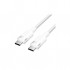 Дата кабель USB-C to USB-C 1.0m 60W aluminum alloy white Vention (TRDWF)