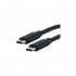 Дата кабель USB-C to USB-C 1.0m 60W black Kingda (KD-UCUC3002-1m)