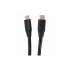 Дата кабель USB-C to USB-C 1.8m 60W black Kingda (KD-UCUC3002-1.8m)