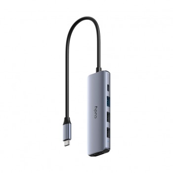 USB-хаб Cudy USB-C 5-in-1 1xHDMI 4K + 1xUSB-C PD100W + 1xUSB 3. (UH405)