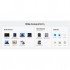 USB-хаб Cudy USB-C 5-in-1 1xHDMI 4K + 1xUSB-C PD100W + 1xUSB 3. (UH405)