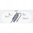 USB-хаб Cudy USB-C 6-in-1 1xHDMI 4K + 1xUSB-C + 1xUSB 3.0 5Gbps (UH606)