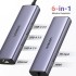 USB-хаб UGREEN USB-C 6-in-1 3xUSB 3.0 + HDMI 4K@30Hz + RJ45 1000M (15598)