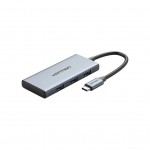 USB-хаб Vention USB-C 6-in-1 3xUSB 3.0 + HDMI 4K30Hz + SD/TF 0.15m (TOOHB)