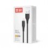 Дата кабель USB 2.0 AM to Lightning 1.0m 3A textured PVC black ColorWay (CW-CBUL094-BK)