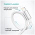 Дата кабель USB 2.0 AM to Lightning 1.0m 3A zinc alloy braided white ColorWay (CW-CBUL098-WT)