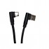 Дата кабель USB 2.0 AM to USB-C 1.0m 2.4A 90° corner black XoKo (XK-CTC-001-BK)