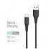 Дата кабель USB 2.0 AM to USB-C 1.0m 3A textured PVC black ColorWay (CW-CBUC094-BK)