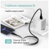 Дата кабель USB 2.0 AM to USB-C 1.0m 3A textured PVC black ColorWay (CW-CBUC094-BK)