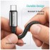 Дата кабель USB 2.0 AM to USB-C 1.0m 3A zinc alloy braided black ColorWay (CW-CBUC098-BK)