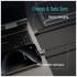 Дата кабель USB 2.0 AM to USB-C 1.0m 3A zinc alloy braided black ColorWay (CW-CBUC098-BK)