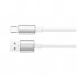 Дата кабель USB 2.0 AM to USB-C 1.0m 3A zinc alloy braided white ColorWay (CW-CBUC098-WT)