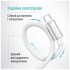 Дата кабель USB 2.0 AM to USB-C 1.0m 3A zinc alloy braided white ColorWay (CW-CBUC098-WT)