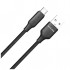 Дата кабель USB 2.0 AM to USB-C 2.0m 3A TPE embossed black ColorWay (CW-CBUC102-BK)