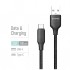 Дата кабель USB 2.0 AM to USB-C 2.0m 3A TPE embossed black ColorWay (CW-CBUC102-BK)