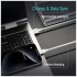 Дата кабель USB 2.0 AM to USB-C 2.0m 3A zinc alloy braided white ColorWay (CW-CBUC099-WT)