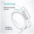 Дата кабель USB 2.0 AM to USB-C 2.0m 3A zinc alloy braided white ColorWay (CW-CBUC099-WT)