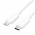 Дата кабель USB-C to Lightning 1.0m 3A white Vention (LAJWF)