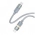 Дата кабель USB-C to USB-C 1.0m 3A 60W warm light gray ColorWay (CW-CBPDCC092-GR)