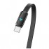 Дата кабель USB-C to USB-C 1.0m 5A 100W ultra-thin black ColorWay (CW-CBPDCC100-BK)