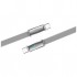 Дата кабель USB-C to USB-C 1.0m 5A 100W ultra-thin gray ColorWay (CW-CBPDCC100-GR)