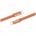 Дата кабель USB-C to USB-C 1.0m 5A 100W ultra-thin orange ColorWay (CW-CBPDCC100-OR)