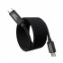 Дата кабель USB-C to USB-C 1.2m PD100W digital display silicone Choetech (XCC-1064)