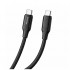Дата кабель USB-C to USB-C 2.0m 3A 60W TPE embossed black ColorWay (CW-CBPDCC102-BK)