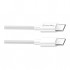 Дата кабель USB-C to USB-C 2.0m 5A 100W zinc alloy braided white ColorWay (CW-CBPDCC099-WT)