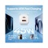 Зарядний пристрій Vention 1xUSB-C PD70W + 1xUSB QC3.0 22.5W GaN transparent gray (FCGH0-EU)