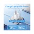 Зарядний пристрій Vention 1xUSB-C PD70W + 1xUSB QC3.0 22.5W GaN transparent gray (FCGH0-EU)
