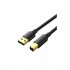 Кабель для принтера USB 2.0 AM/BM 1.5m Black Ugreen (10350)