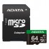 Карта пам'яті 64GB microSD class 10 UHS-I U3 V30 A2 Speed Plus A-DATA (UD64GUI3V30A2SP-RA1)