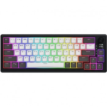 Клавіатура Hator Skyfall 65 Pro Aurum Vanila Silent RGB Wireless/Bl (HTK4160UA)
