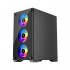 Корпус для ПК 1stPlayer X2-M-BK-4F1-PS-600FK-EU