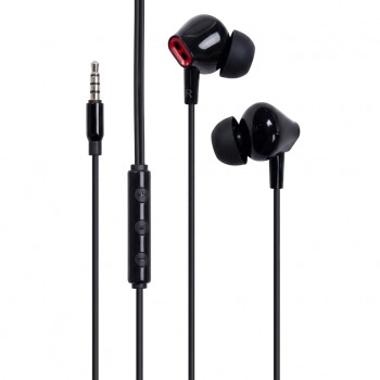 Навушники Vention Echo Lite 3.5mm In-Ear Wired Black (GBABAV)