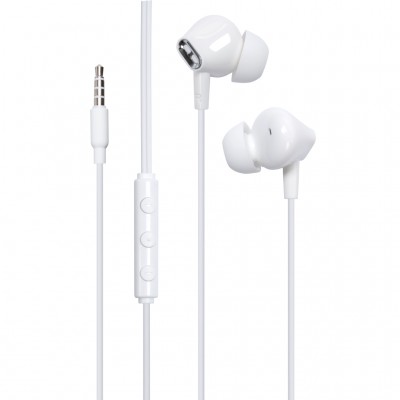 Навушники Vention Echo Lite 3.5mm In-Ear Wired White (GBAWAV)