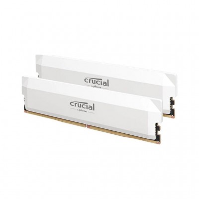 Пам'ять DDR5 64GB (2x32GB) 6000 MHz Crucial Pro Wite MICRON CP2K32G60C40U5W
