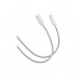 Дата кабель USB-C to USB-C 2.0m 6A braided white Xiaomi (1169400)