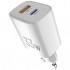 Зарядний пристрій Sigma 1xUSB-C PD33W + 1xUSB QC3.0 GaN X-power PS33-01 white (4827798527719)