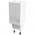Зарядний пристрій Sigma 2xUSB-C PD65W + 1xUSB QC3.0 GaN X-power PS65-01 white (4827798637715)