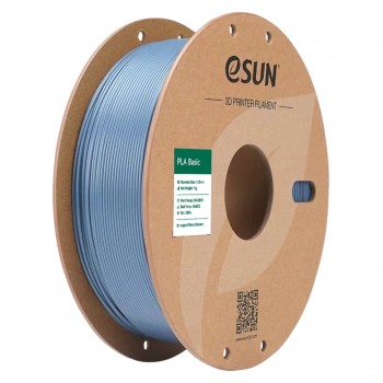 Пластик для 3D-принтера eSUN PLA BASIC 1,75mm LIGHT GREY 1kg (PLA-BASIC175Q-H1P1)