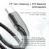 Дата кабель USB 2.0 AM to USB-C 1.0m 3A black Essager (EXCT-LS01)
