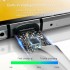 Дата кабель USB 2.0 AM to USB-C 1.0m 3A black Essager (EXCT-LS01)