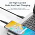 Дата кабель USB 2.0 AM to USB-C 1.0m 3A black Essager (EXCT-LS01)