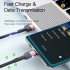 Дата кабель USB 2.0 AM to USB-C 1.0m 7A black Essager (EXCT-XC01)