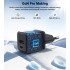 Зарядний пристрій Choetech (USB-C+USB-A) Black (PD5012-EU-BK)